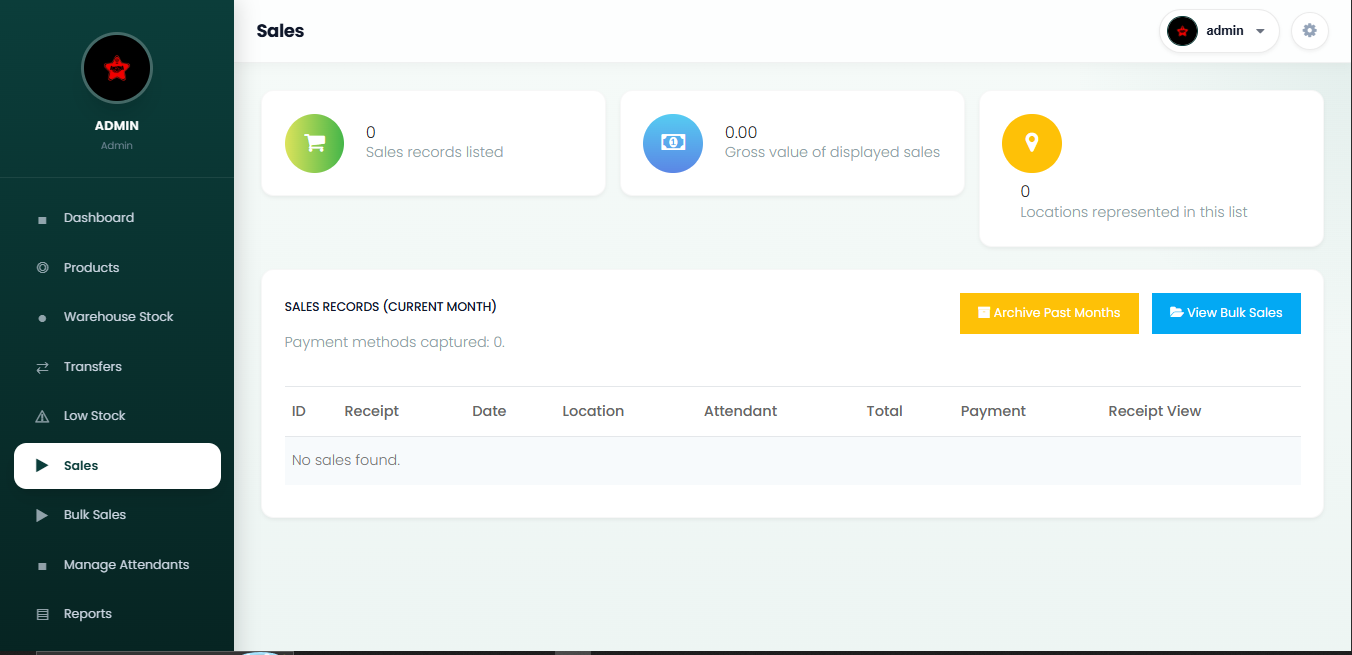 WAIV-IN Sales Interface